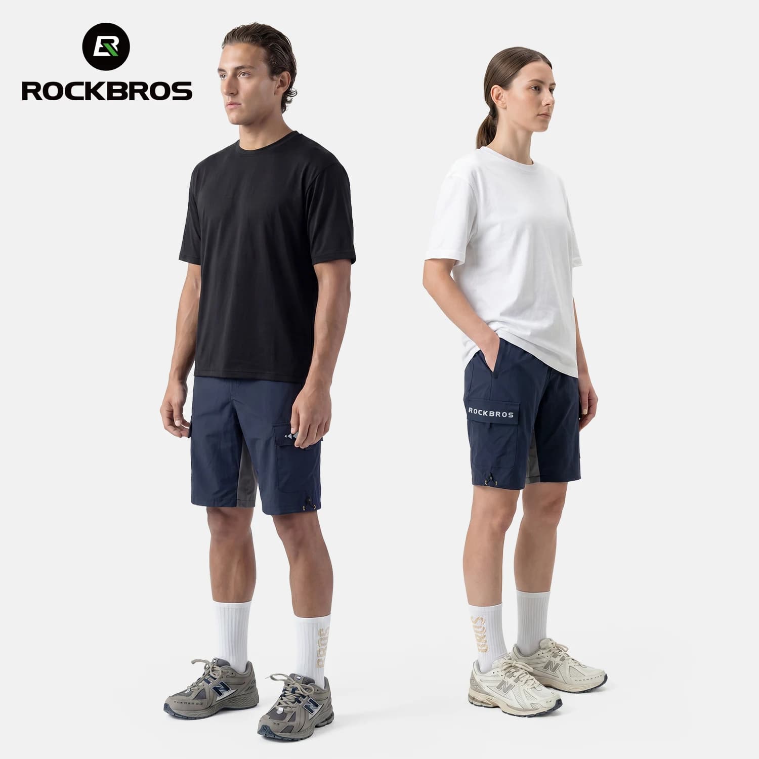 ROCKBROS Cycling Shorts Lightweight Breathable Water Repellent Bicycle Shorts Quick Dry Moisture Wicking Outdoor Biking Shorts