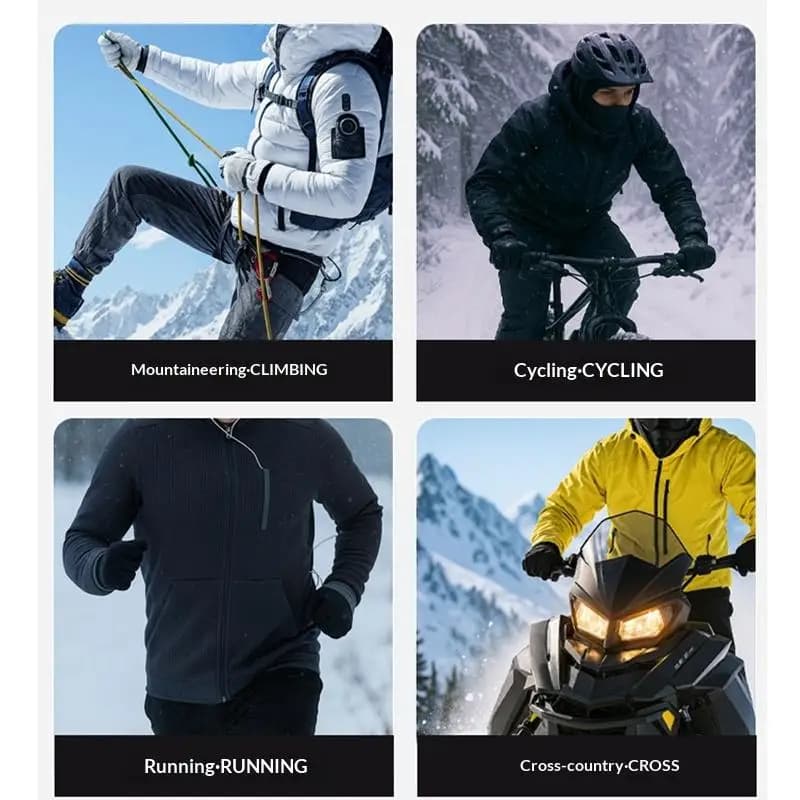 [Y]Fashion Snow Mountain Starry Print Custodia Protettiva Portatile Antipolvere e Antigraffio per Occhiali da Sci