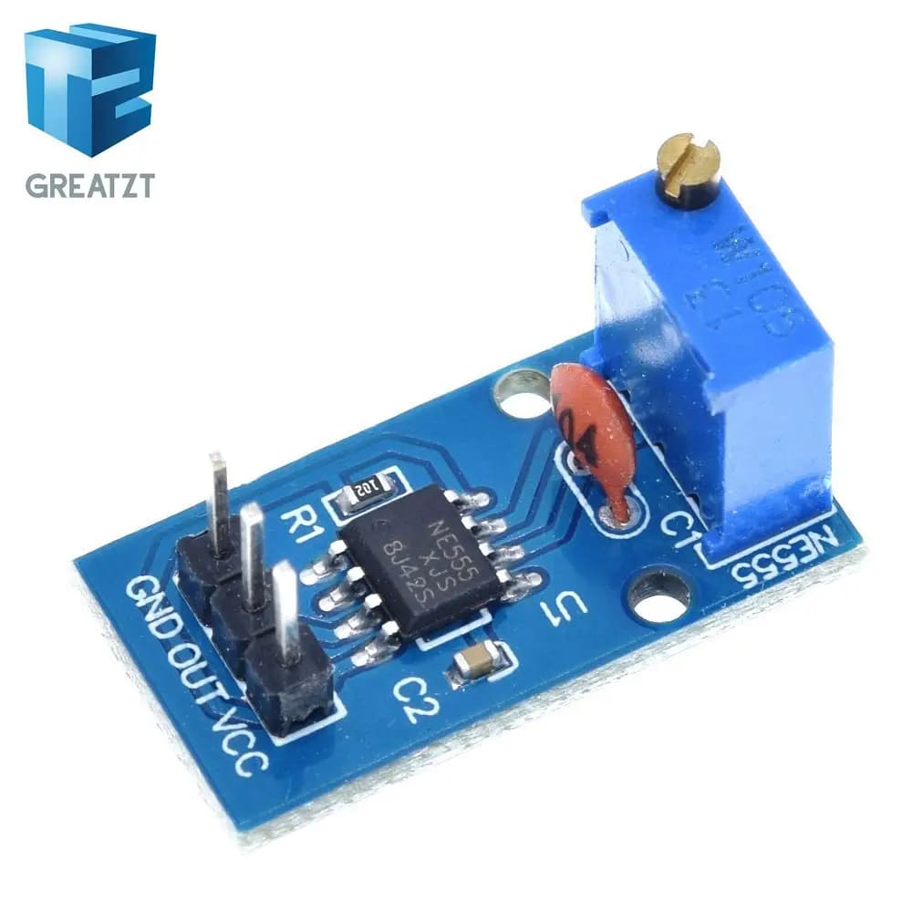 GREATZT NE555 adjustable frequency pulse generator module For Arduino Smart Car