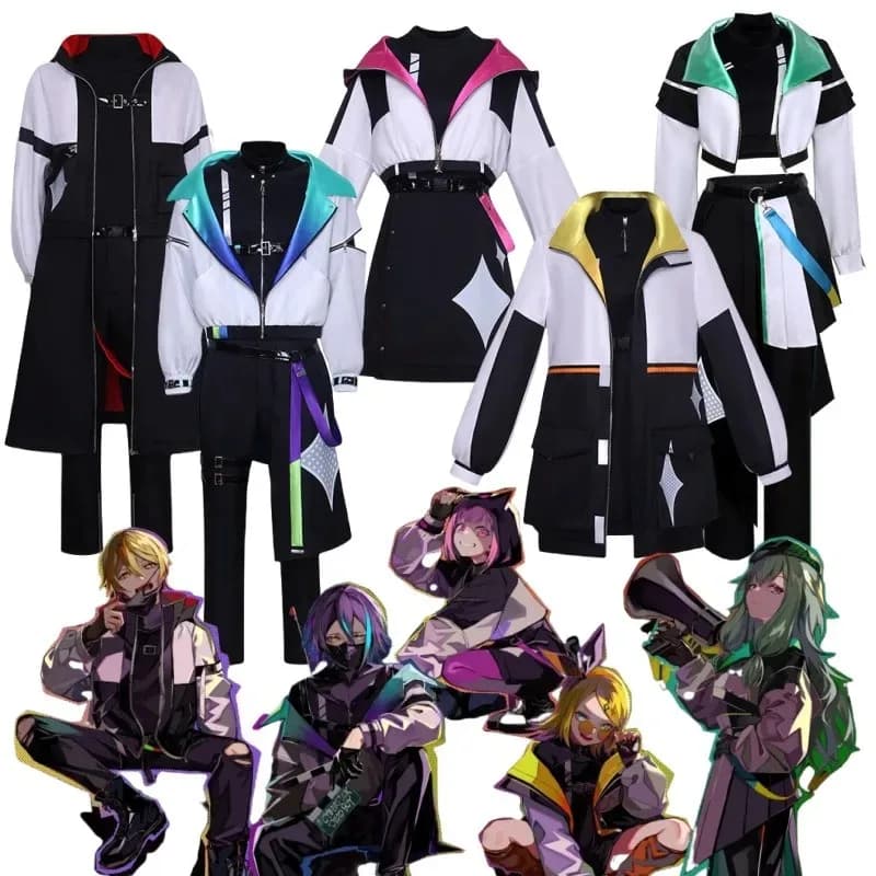 PJSK Otori Emu Kusanagi Nene Tenma Tsukasa Cosplay Kamishiro Rui Costume Fantasia Dress Halloween party Uniform customs; 2'd,5.h;