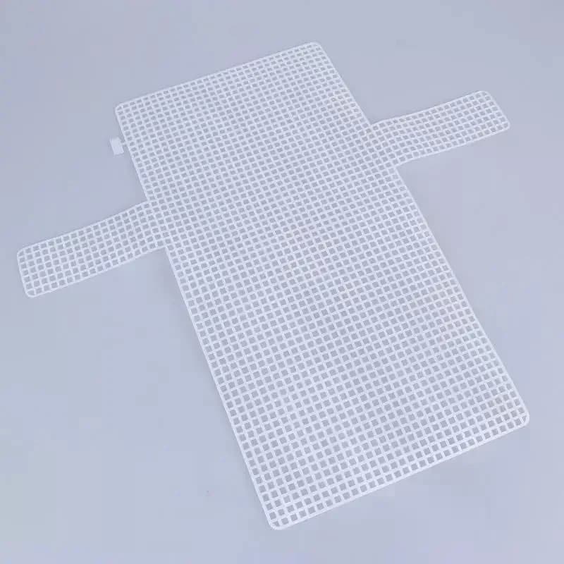 Weave DIY Bags: DIY Hand Knitting Crochet Bags Material Kit Cross Mesh Plastic Frame Sheet Weaving Accessory