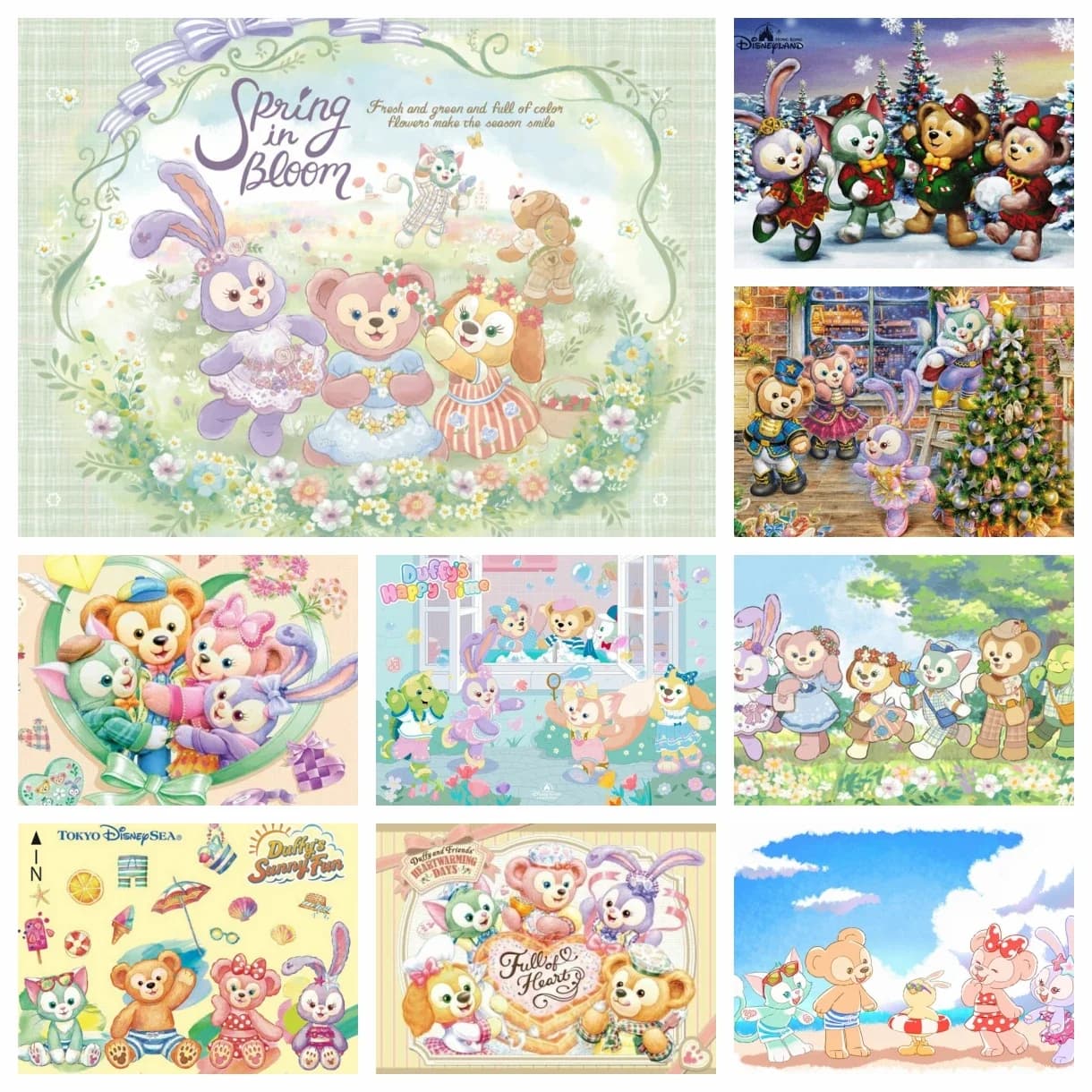 Disney Diamond Painting Duffy Friend LinaBell Mosaico Cartoon Ricamo Punto croce Immagine Artigianato Decorazioni per la casa Regalo per bambini