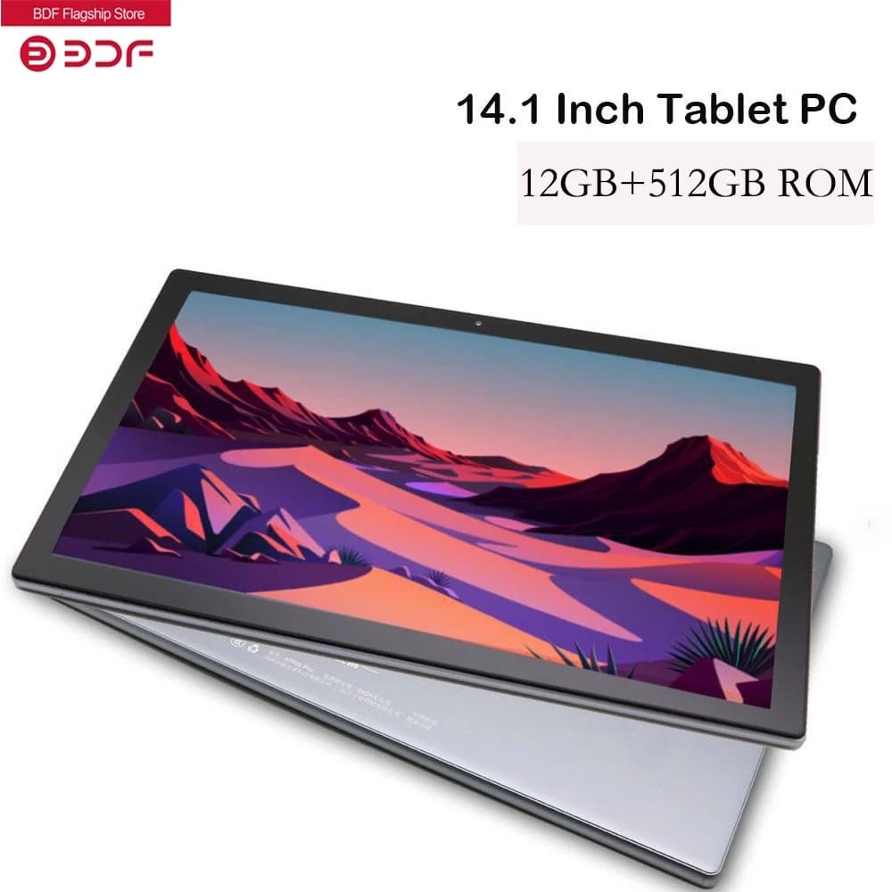 Tablet PC Versione Globale da 14.6 Pollici con Android 12.0, Deca Core, 12GB+512GB, Dual 4G LTE SIM, Display IPS, Bluetooth 5.0