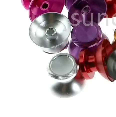 50 Paia di Cappucci in Metallo per Joystick Analogici, Accessori per Controller PS4 e Xbox One