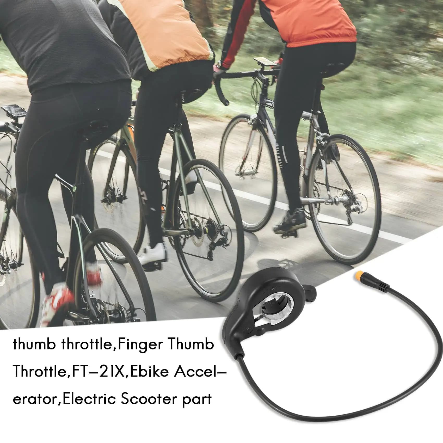 NEW HOT In Stock-E-Bike Finger Thumb Throttle, FT-21X Ebike Accelerator, Electric Scooter Electric Bicycle Part Kit