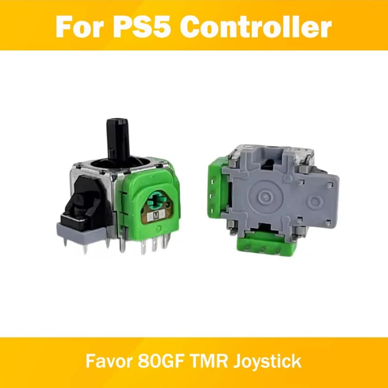 Joystick Analogico 3D TMR 80GF di Ricambio per Controller PS5, Sensore Elettromagnetico per Gamepad P5