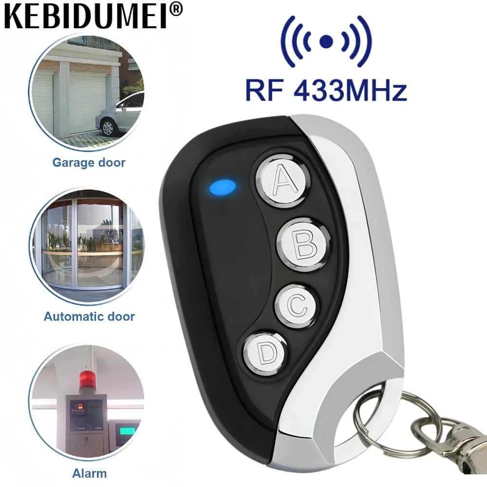 Duplicatore di copia intelligente 433 MHz telecomando RF wireless 4 pulsanti porta del garage elettrica cancello clonazione remota trasmettitore 433,92 MHz