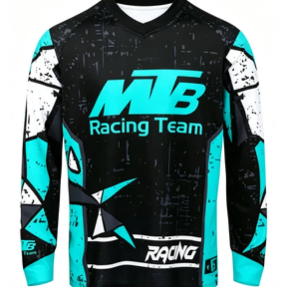 Maglia Sportiva a Maniche Lunghe Traspirante ad Asciugatura Rapida Design Professionale per Ciclismo e Uso Casual