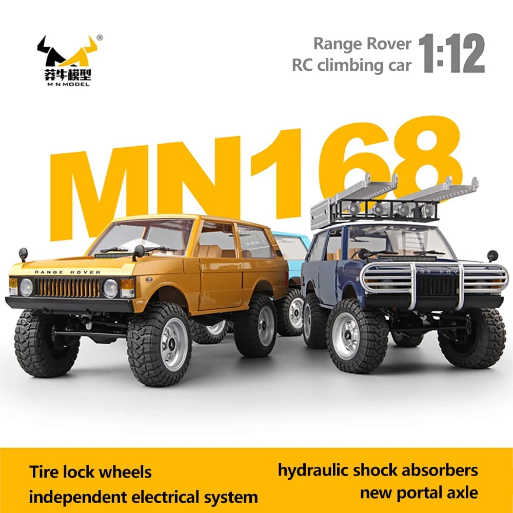 Auto RC MN168 in scala 1/12, modello MN, telecomando 2.4G, fuoristrada elettrico 4WD, veicolo da arrampicata, giocattolo per bambini e adulti
