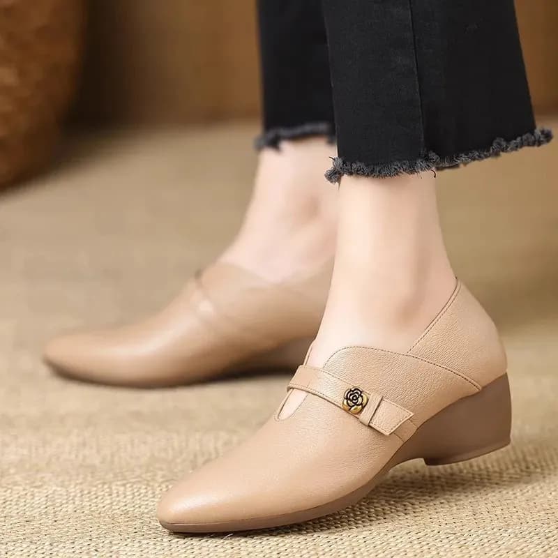 Scarpe da Donna 2026: Nuove Scarpe Eleganti con Tacco Basso per Ufficio, Lavoro, Matrimoni e Feste - Modello Estivo