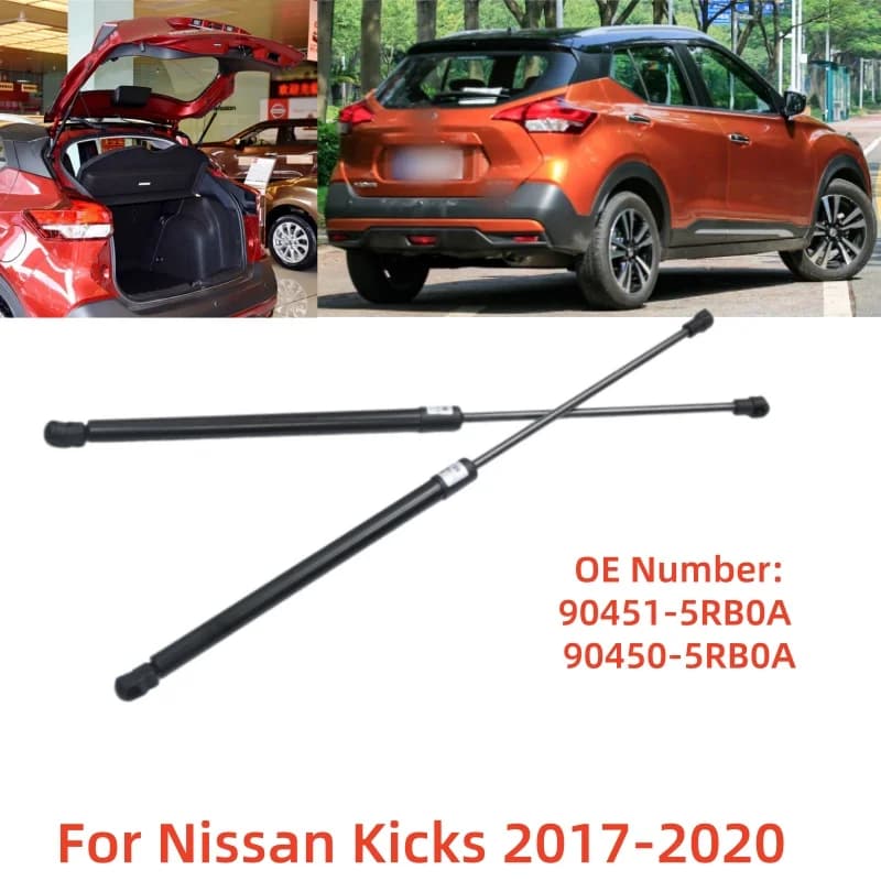 Ammortizzatore Idraulico per Portellone Posteriore Nissan Kicks 2017-2020, Molla a Gas di Supporto per Portellone 90451-5RB0A 90450-5RB0A