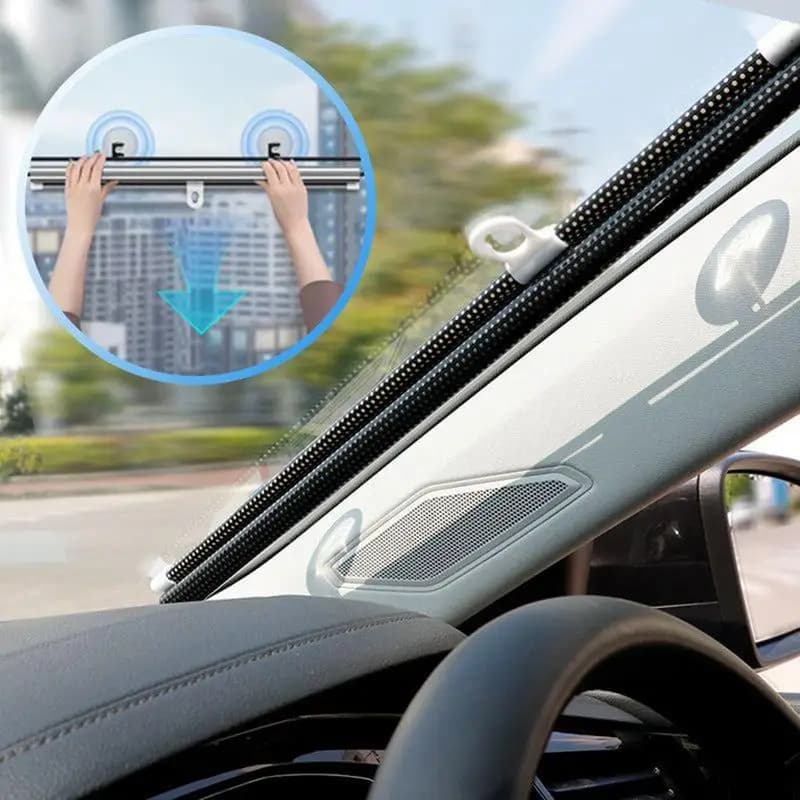 Parasole per finestra retrattile per auto, copertura di protezione solare per finestra, parasole in vetro per auto, per parabrezza per veicoli, camion, berlina