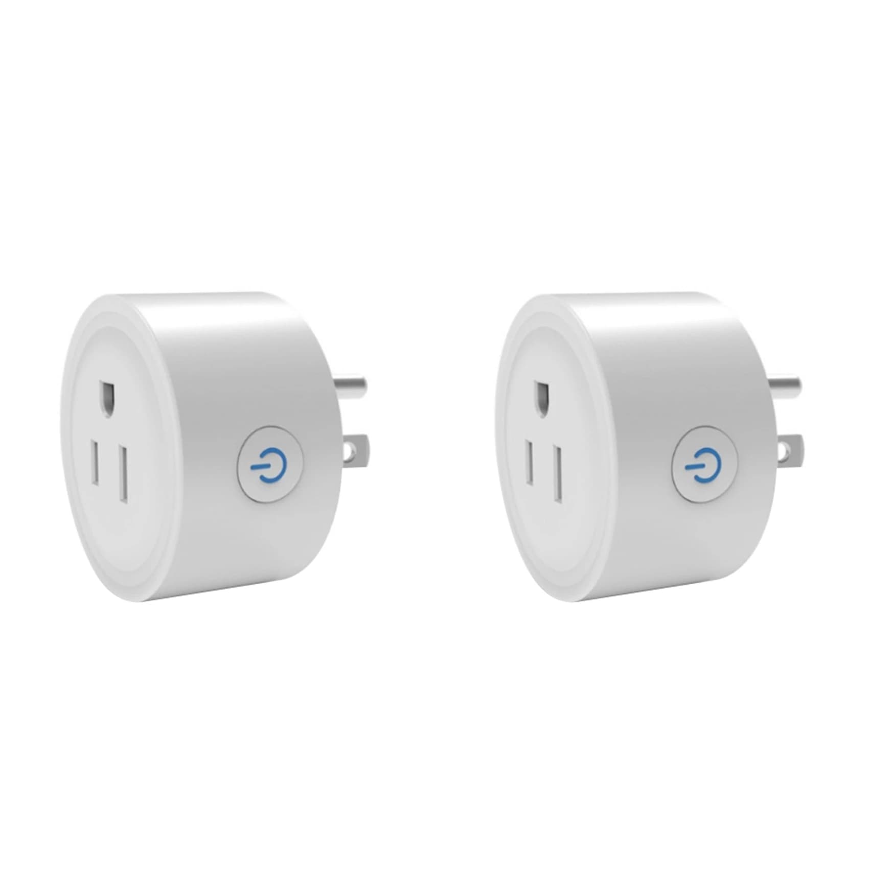 LNHF 2X TUYA Presa Intelligente WIFI 10A con Monitoraggio Consumo, Funzione Timer e Controllo Vocale, Compatibile con Spina USA