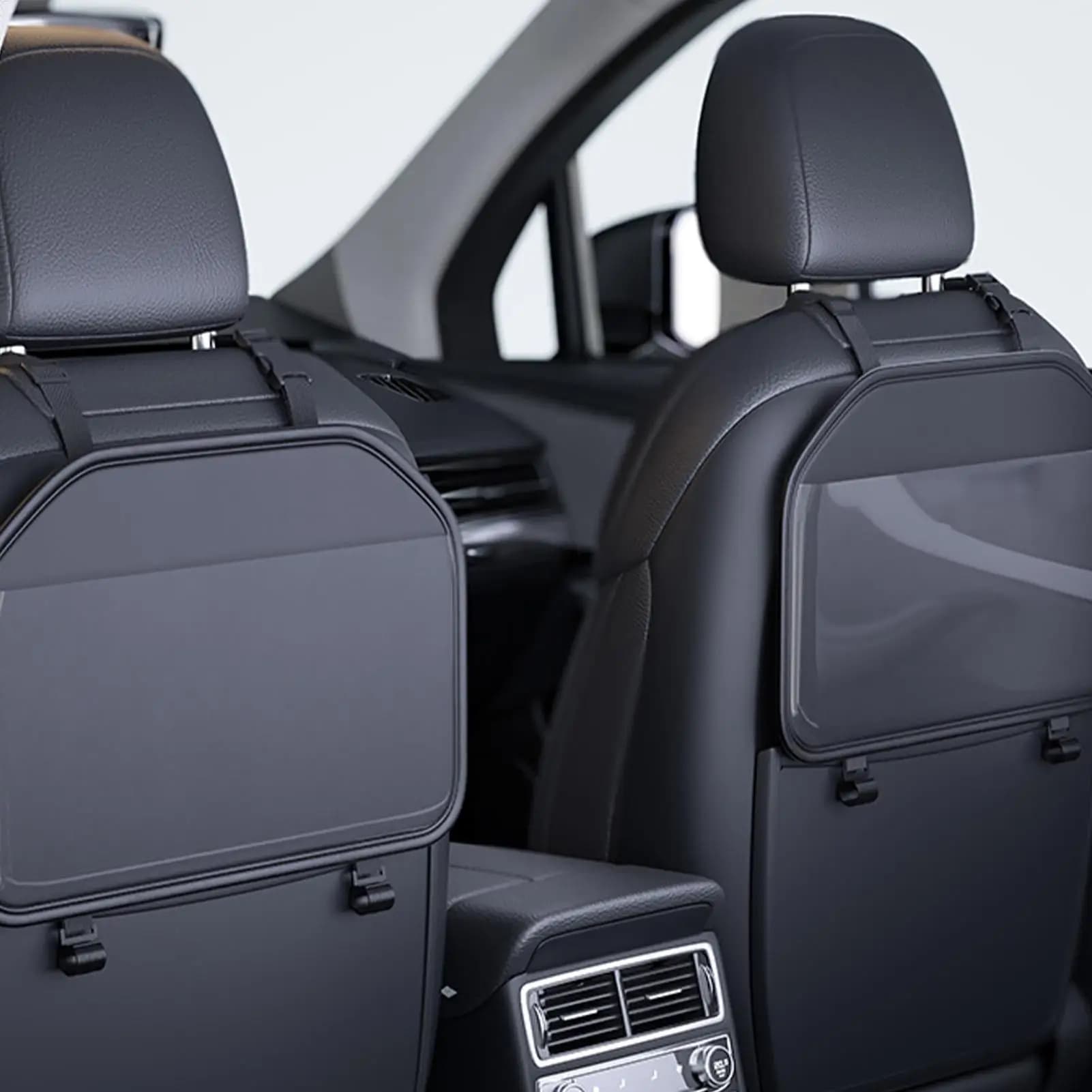 Supporto per tablet da auto per poggiatesta, organizer porta tablet, tasca portaoggetti per sedile posteriore, per camion, furgone, viaggio, road trip, veicolo, SUV, lungo viaggio