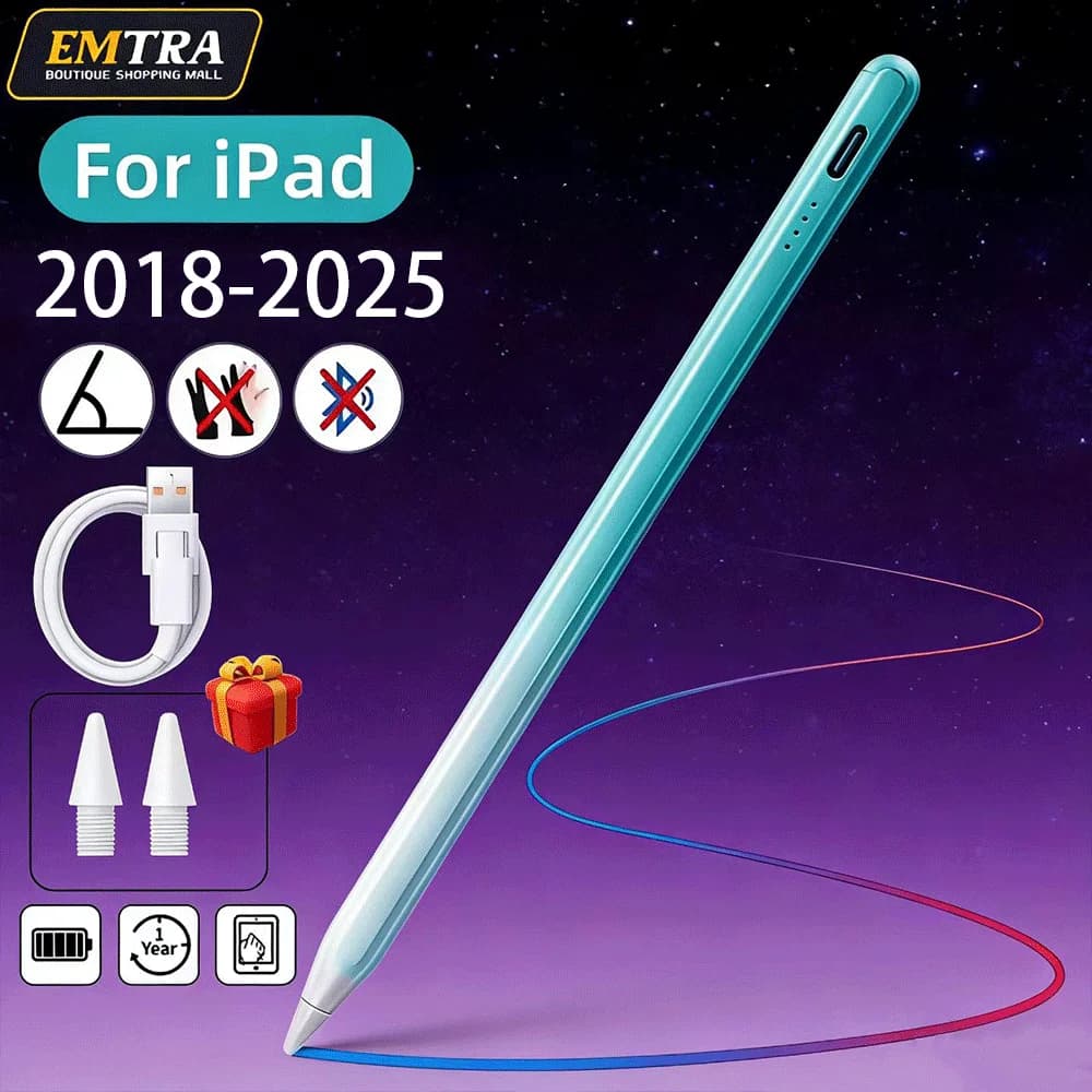 Per Apple Pencil Palm Rejection Power Display Accessori per iPad iPad 2025-2018 Pro 11 12.9 Air Mini Penna stilo a colori sfumati