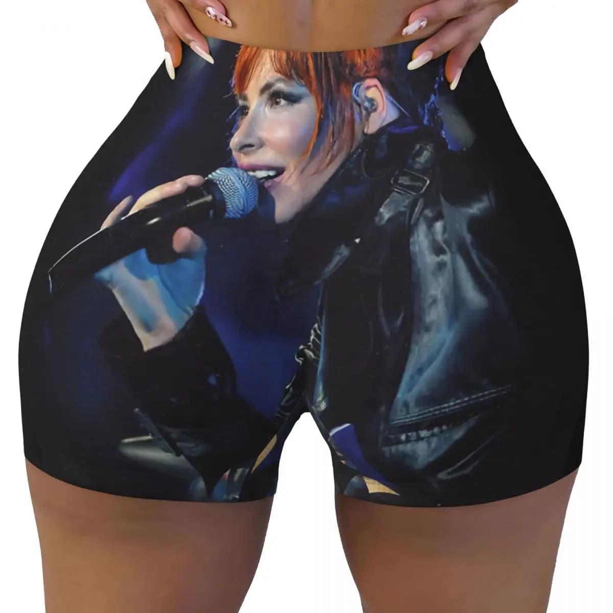 Pantaloncini da allenamento per pallavolo da corsa personalizzati bellissimo contadino Mylene per donne Pantaloncini da yoga atletici da palestra per cantanti francesi