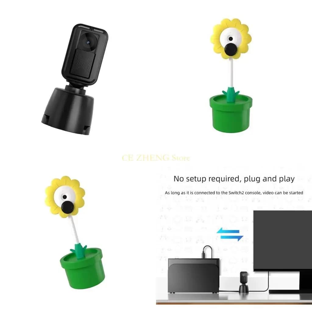 E56B Plug Play Webcam 1080P con doppia lente per l'intrattenimento in streaming giochi in reale NS2