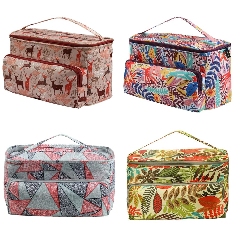 9 Styles Yarn Knitting Bag For DIY Needle Arts Craft Holder Tote Organizer Storage Crochet Bag Empty Square Storage Bag