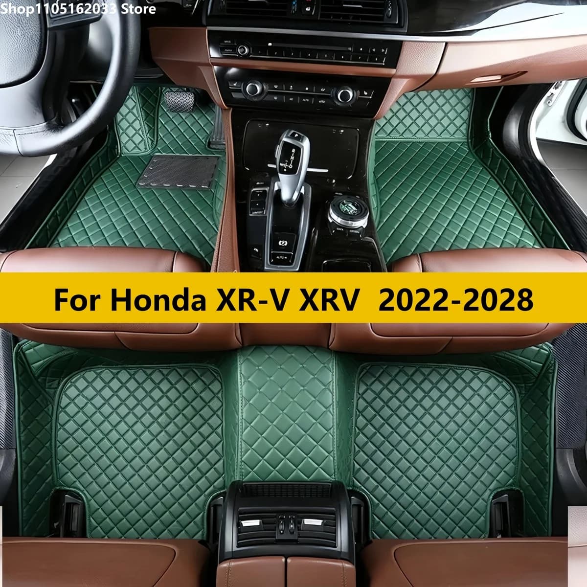 Custom Car Floor Mats For Honda XR-V XRV 2022 2023 2024 2025 2026 2027 2028 Auto Accessories Custom Covers Foot Rug