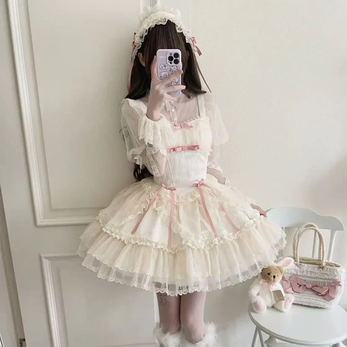 Gagarich Moda Giapponese 2026 Design Originale Abito Lolita Stile Balletto di Nicchia JSK Vestiti con Bretelle
