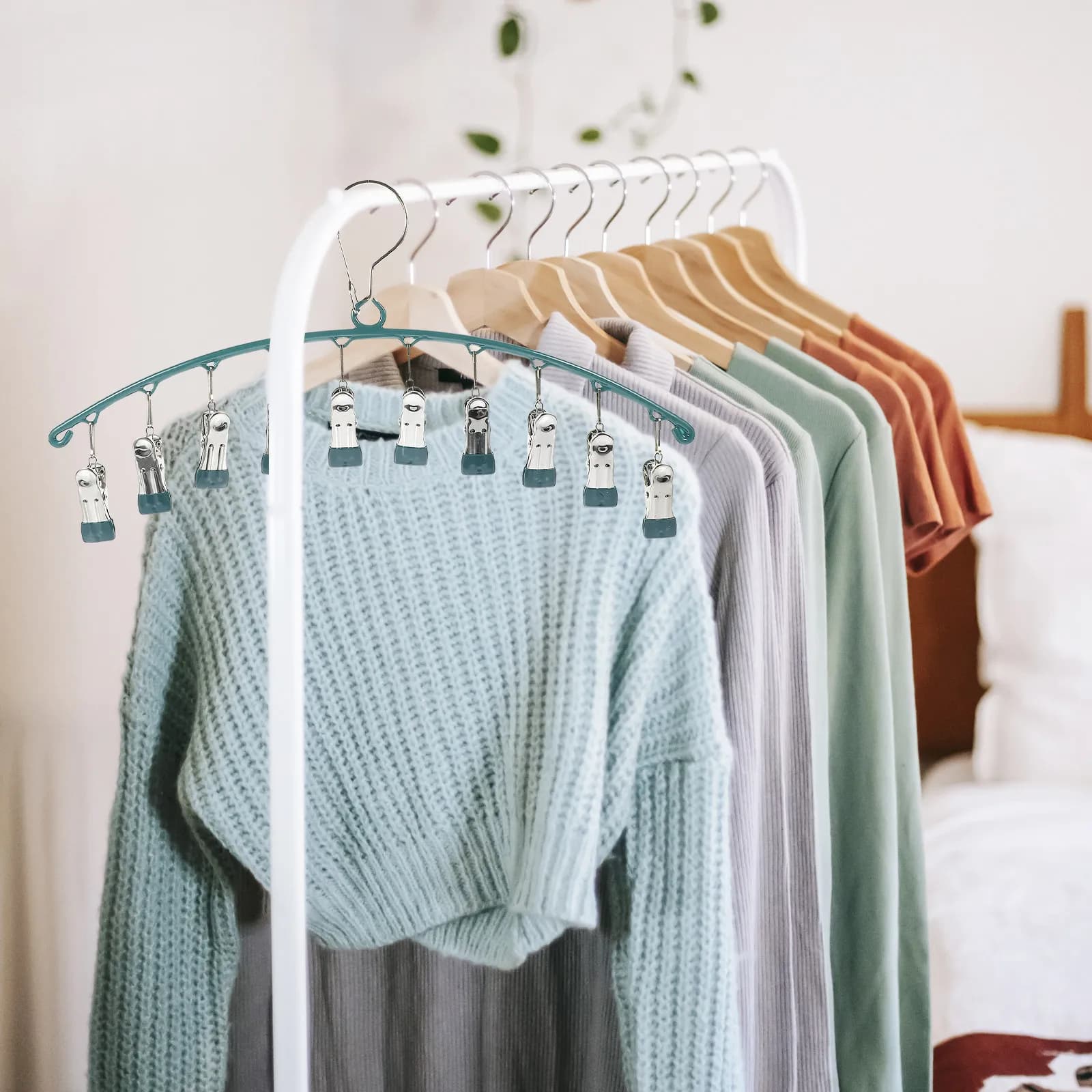 Sock Dryer Laundry Drying Rack Underwear Hanger Sturdy Clothes Hanger for Home Balcony Air Drying Organizer