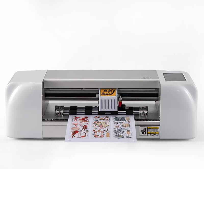 Plotter da taglio di precisione 500mini con alimentazione motorizzata e taglierina per etichette/vinile per uso ufficio