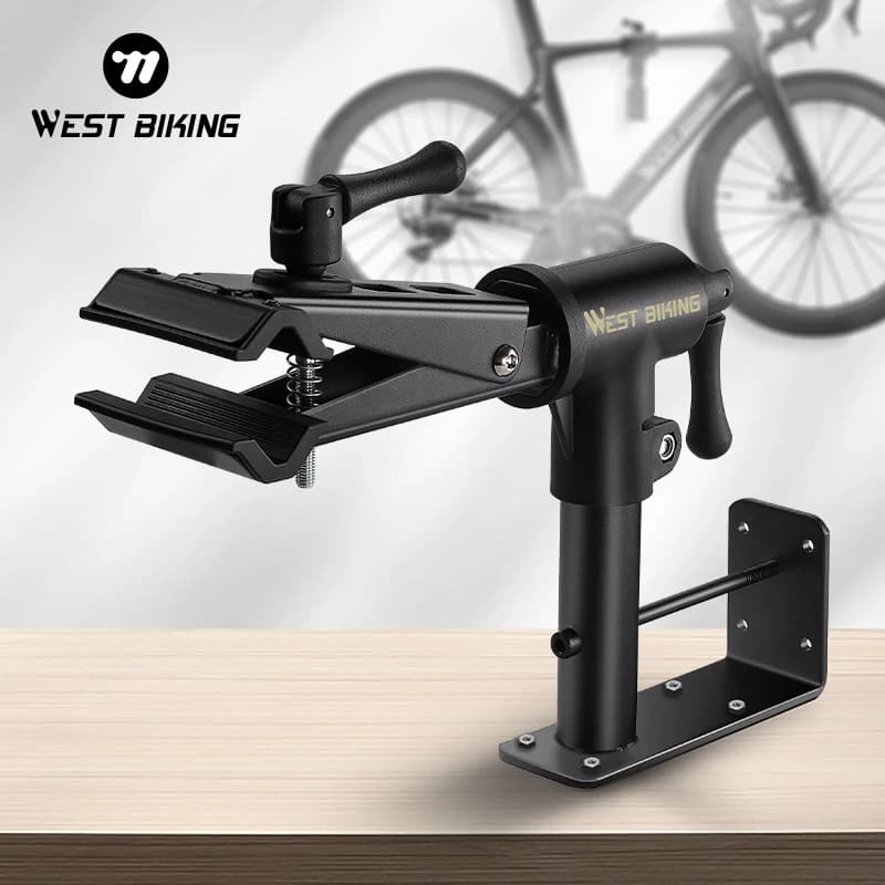 WEST BIKING support for bicycle repair wall/table support for bike parking support for maintenance adjustable clamp for bike display