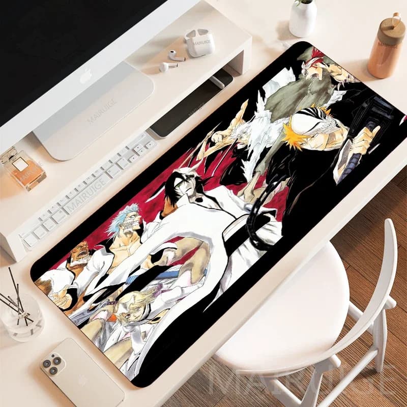 Sousuke Tappetini per mouse Tappetino per mouse Hot Anime XXL Accessori da gioco Ichigo Maschera Gamer Tappeto Tappeto BLEACH Tappetino per tastiera grande Tappetino per mouse