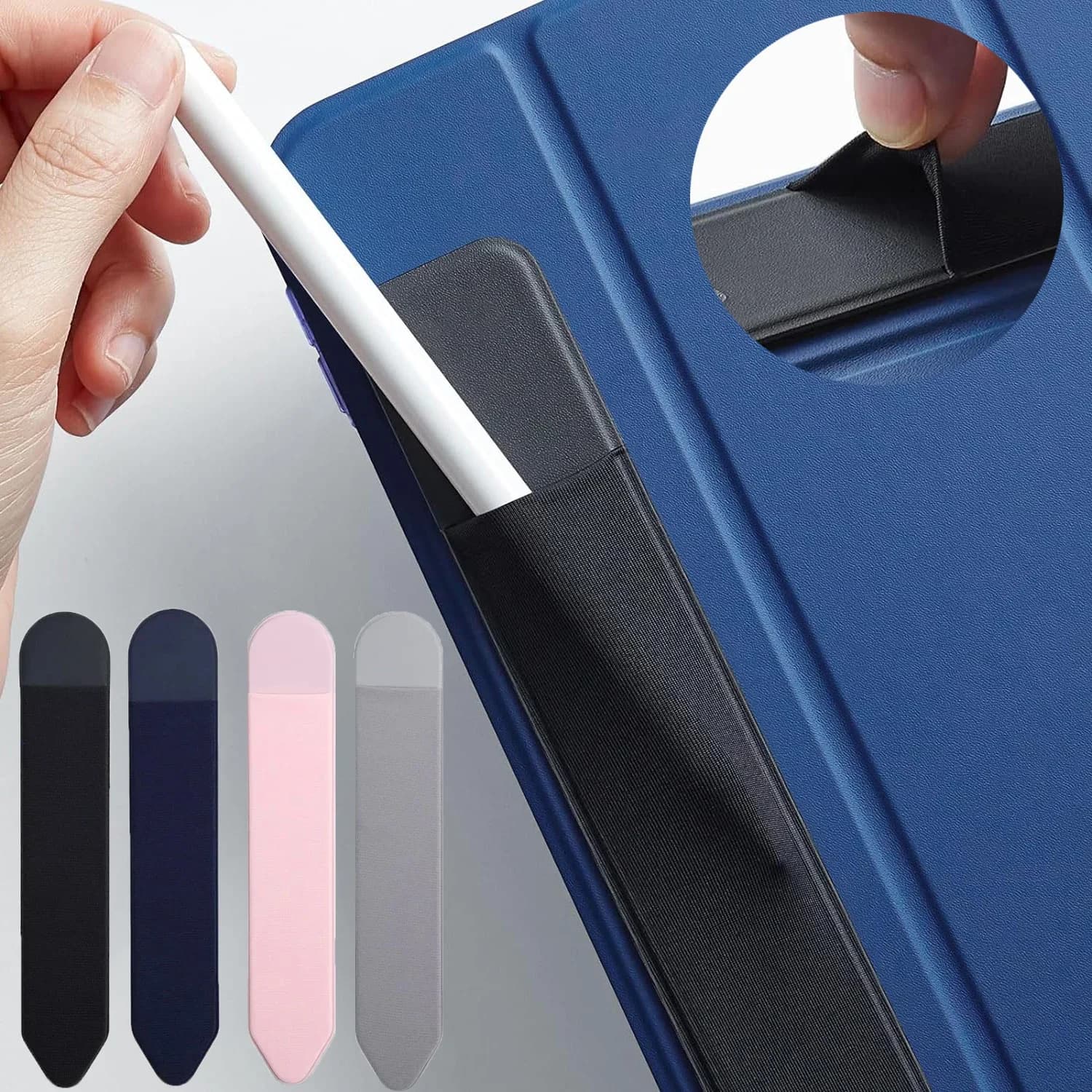 Portapenne universale appiccicoso per Apple IPad IPencil 2 1 Custodia autoadesiva attaccata Custodia portapenne