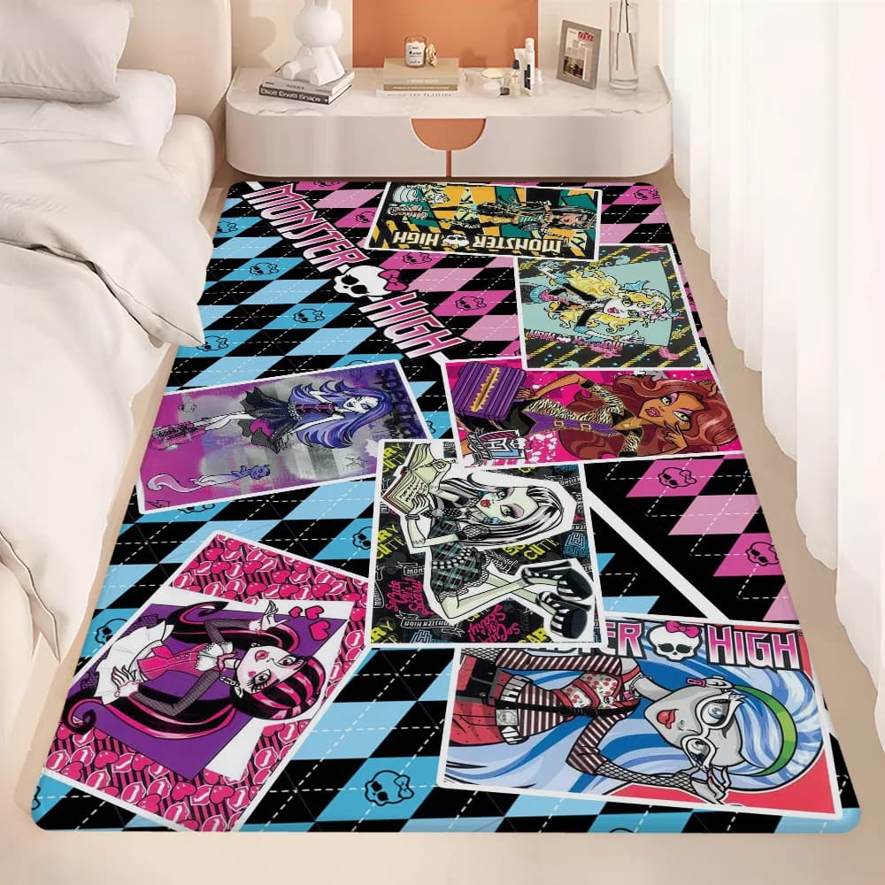 M-MonsterS tappetino alto antiscivolo assorbe l'acqua cuscino a striscia lunga tappetino Bedroon tappetini da comodino