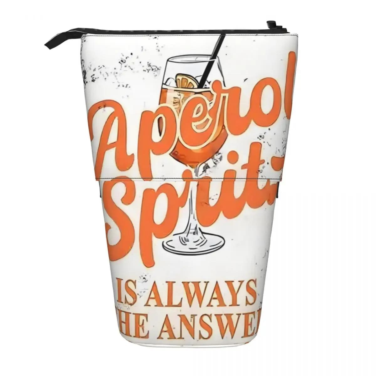 Astuccio telescopico con logo classico A-Aperols personalizzato per ragazzi, grande spazio di archiviazione, design speciale italiano, portapenne, accessori scolastici