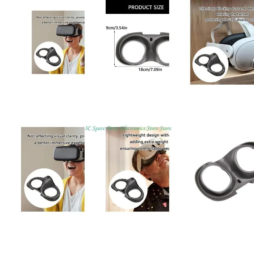 SZ powder proof light cover Improvement of visual clarity for 3 headphones Cover
