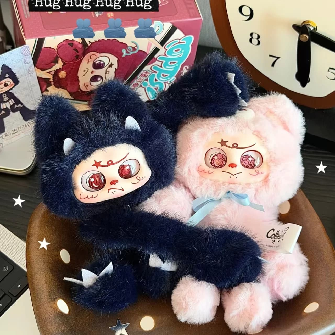 Mystery Box Ufficiale Colliegogo Serie Bad Cat, Bambola di Peluche, Animale Imbottito Morbido e Carino, Giocattolo da Collezione Kawaii, Regalo per i Fan
