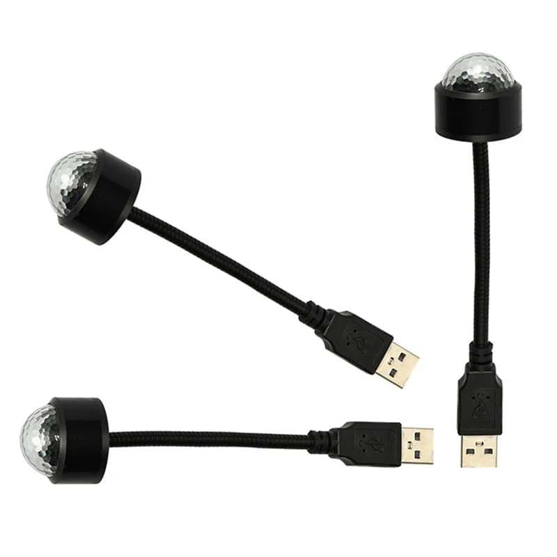 Mini proiettore LED per stelle sul tetto dell'auto - Lampada d'atmosfera alimentata tramite USB con colori regolabili