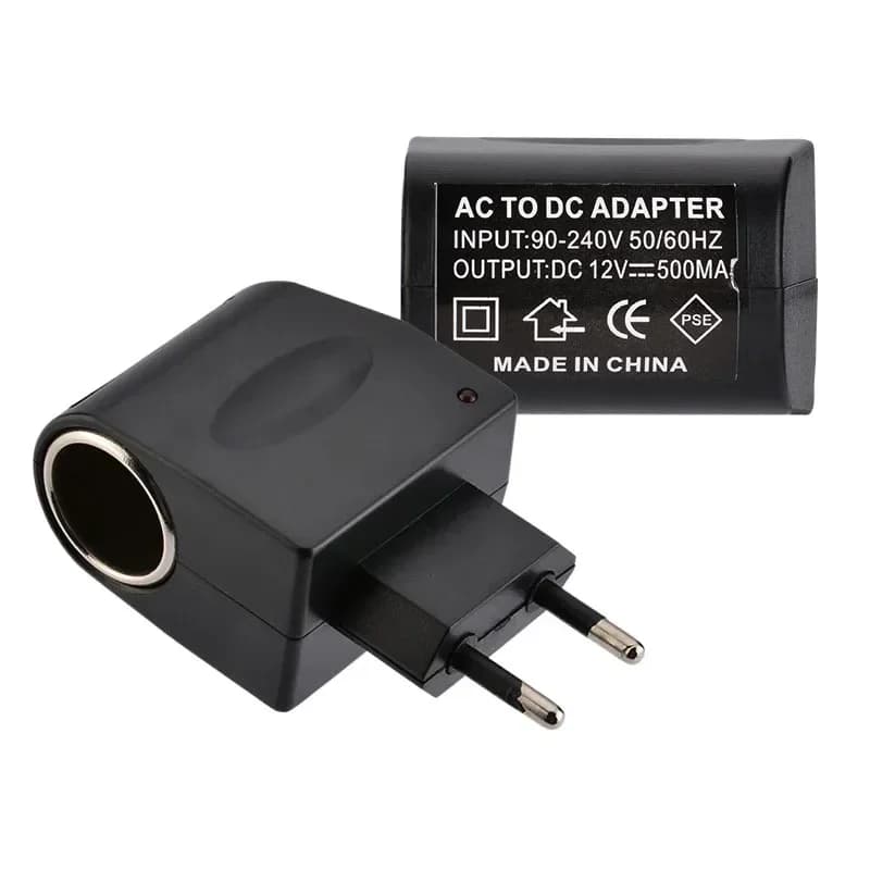 Adattatore per accendisigari per auto AC 220V a DC 12V Convertitore per spina EU US Adattatore per presa di corrente a muro Convertitore automatico Accessorio per auto