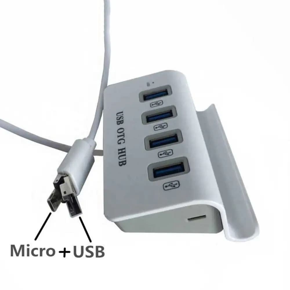 OTG Hub USB OTG HUB USB2.0 4 in 1 4 in 1 Dock Holder Hub Type C Docking Station 4 USB Docking Station Hub for Mobile/PC