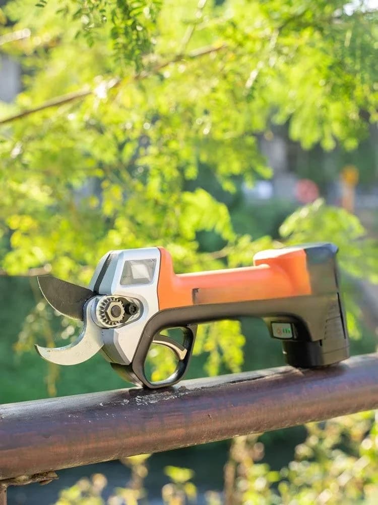 Forbici elettriche per potatura con batteria al litio importata, cesoie elettriche per alberi da frutto da giardino