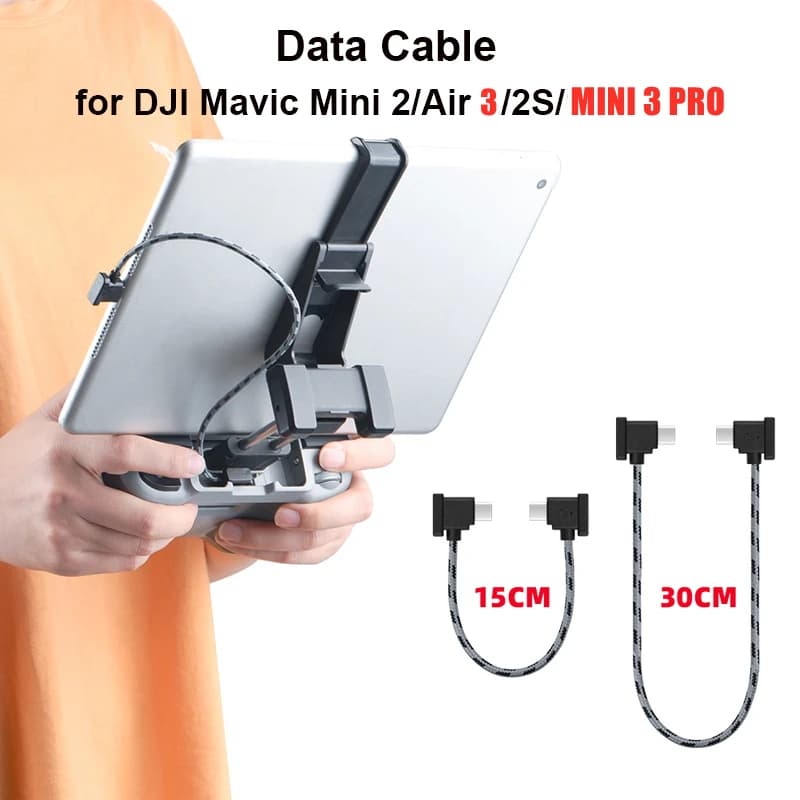 Data cable for DJI Flip/Mavic 3/Air 3/Mini 2/MINI 3 PRO/MINI 4K Drone IOS Type-C Micro-USB Connector Cable Phone Cable