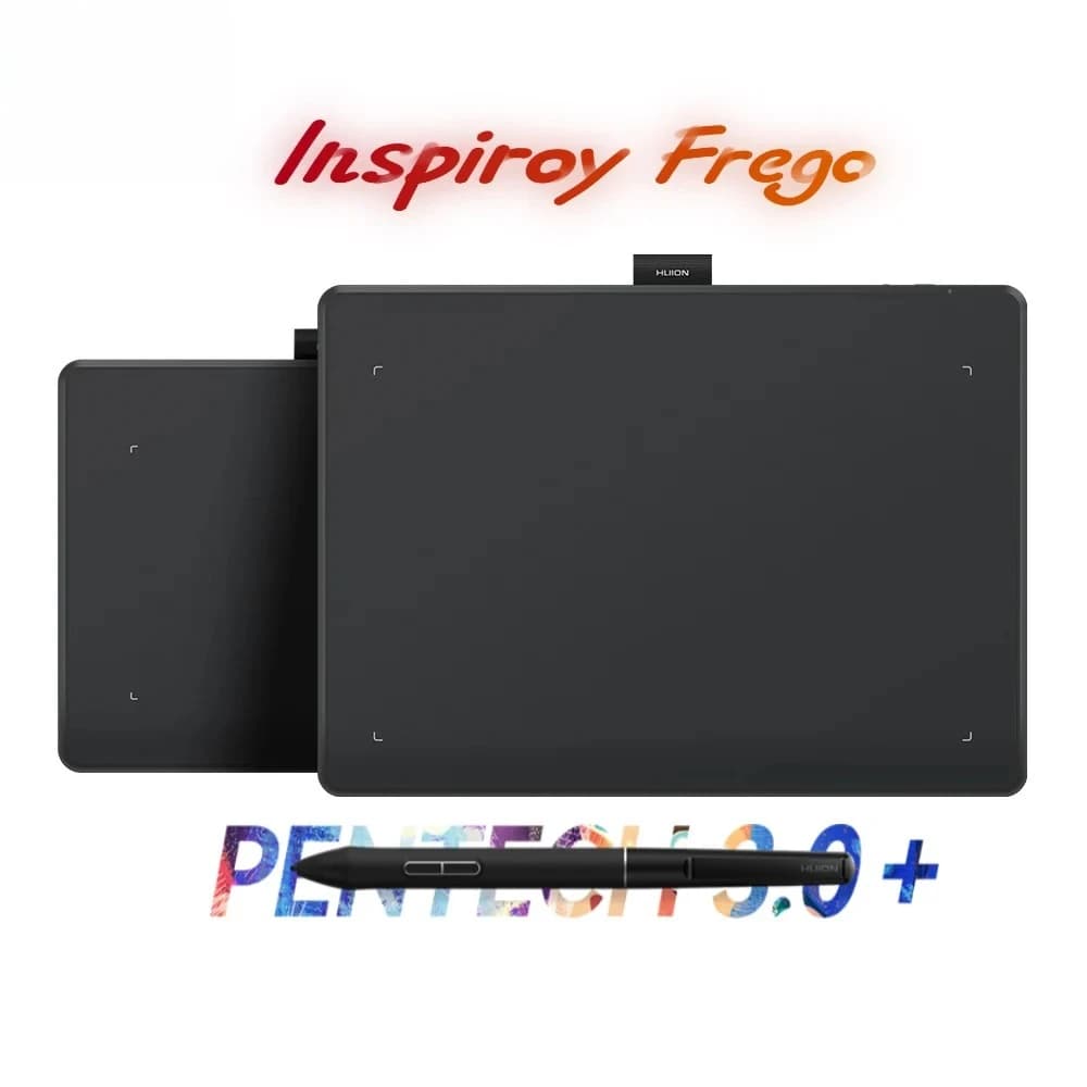 Tavolette grafiche Inspiroy Frego S/M Tavoletta digitale wireless Bluetooth per disegnare