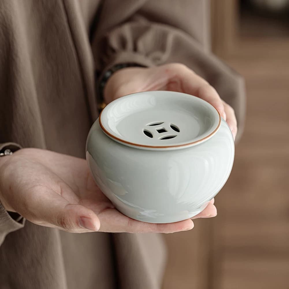 Ceramic Waste Water Bowl Tea Ceremony Accessories Cup For Home Kitchen