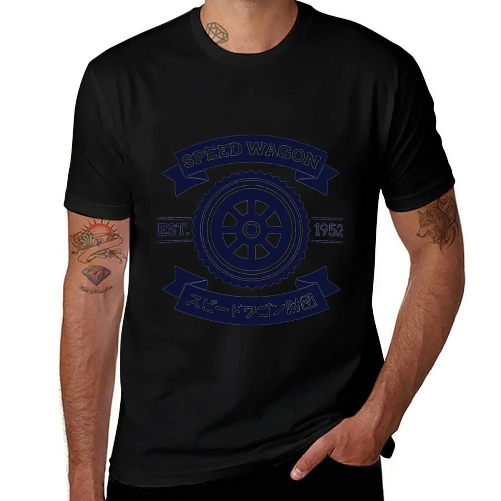 Classic T-shirt Speedwagon Foundation, casual short sleeve T-shirt for holidays