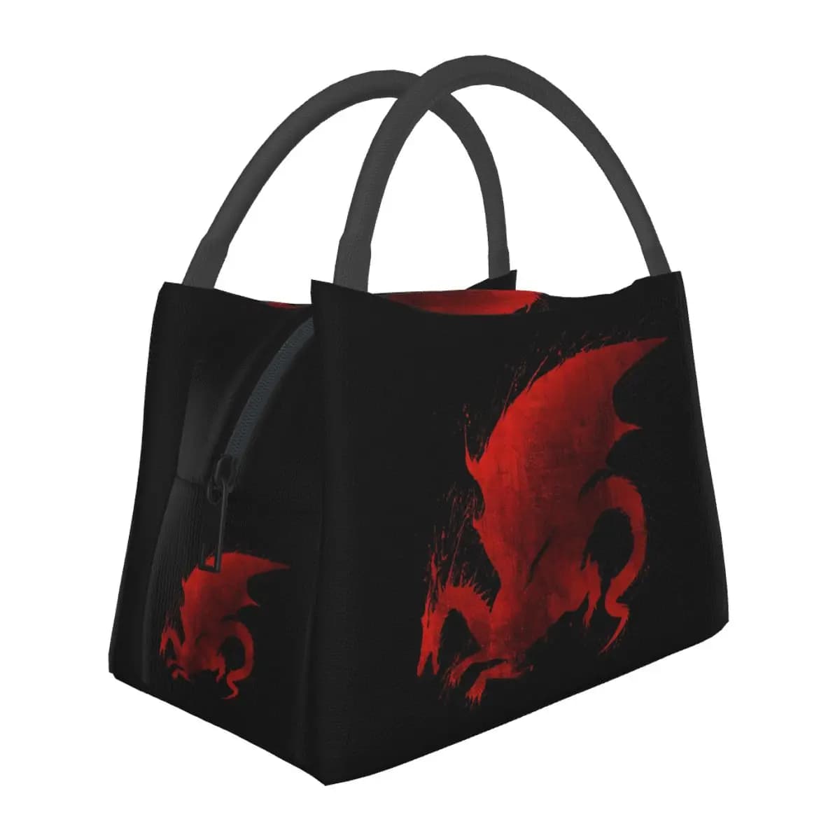 Dragon Age Origins Blood Dragon V2 Lunch Bag for Women Picnic Storage Food Boxes Container Cooler Thermal Lunch Box Tote