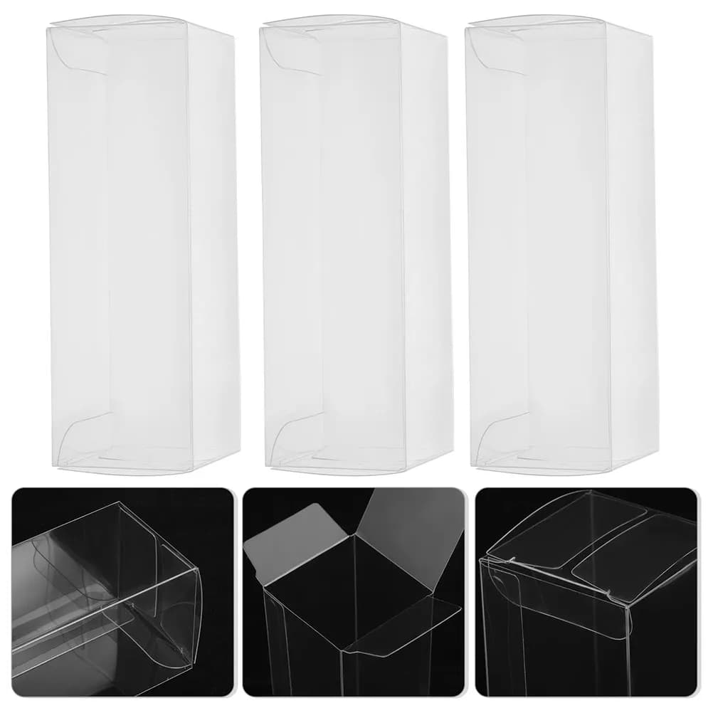 4 scatole regalo trasparenti in plastica per palline da golf, custodia trasparente antigraffio, organizer per la conservazione di accessori da golf.