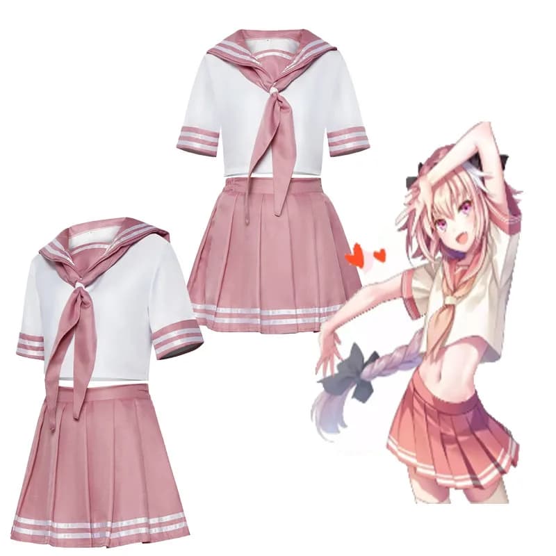 Spot calzini per studenti giapponesi set cosplay con fiocco vestito da marinaio Afu JK amicizia del campus per feste di ruolo di Halloween