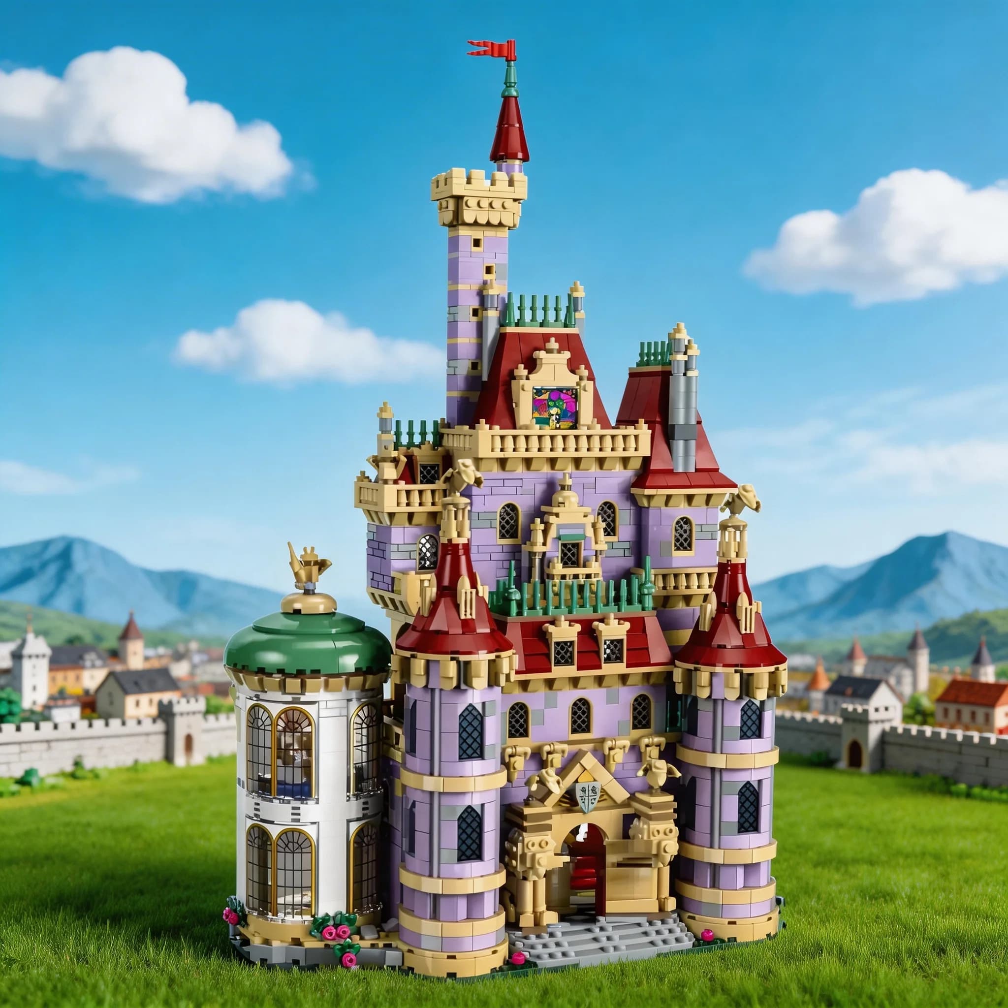 2026 Castello delle Principesse Romantico Regalo di San Valentino Modello Giocattolo Modulare per Feste e Vacanze Uomo e Donna