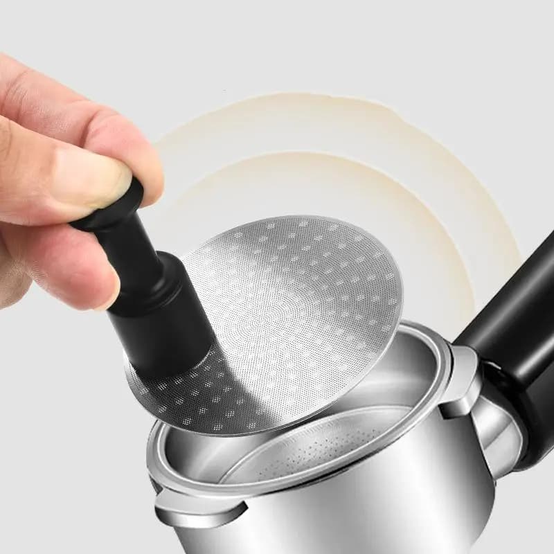 Magnetic Coffee Filter 58mm Suction Press Powder Free Puck Screen Reusable Barista Tool for Espresso Machine
