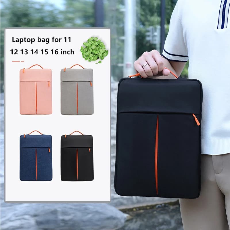 Borsa per Laptop per 12 14 15 camera d'aria da 16 pollici per Macbook Air M2 M1 Cover Huawei Xiaomi HP Dell Lenovo Shell Bag pacchetto Tablet