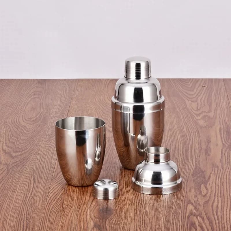 1 pz 250/350/550/750ml in acciaio inox Cocktail Shaker Cocktail Mixer vino Martini bere Boston Style Shaker Party Bar Tools