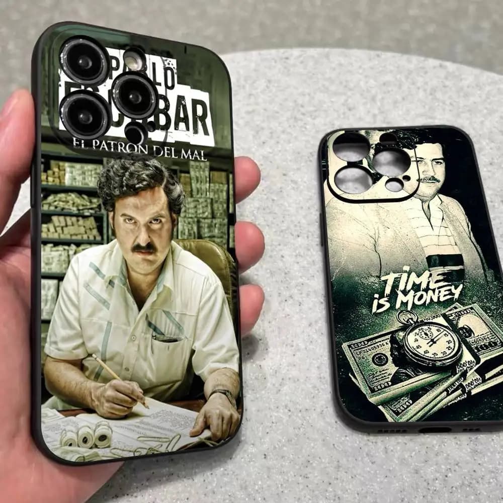 Cover antiurto Narcos TV Series Pablo Escobar per iPhone 17 16 15 11 12 14 13 Pro Max Mini XS XR 7 Plus 16E Air