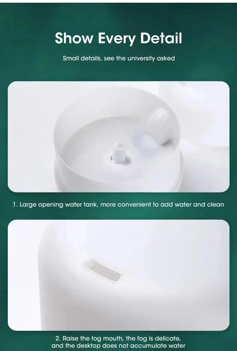 500ML Mini Humidifier USB Wood Grain Aroma Diffuser, Air Humidifier with Colorful Night Lights, Essential Oil Diffuser Machine